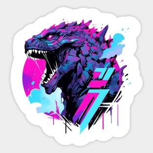 godzilla Sticker